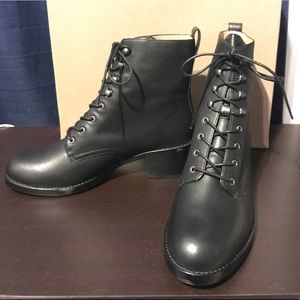 NWT Madewell Patti Lace-Up Boot Sz 9